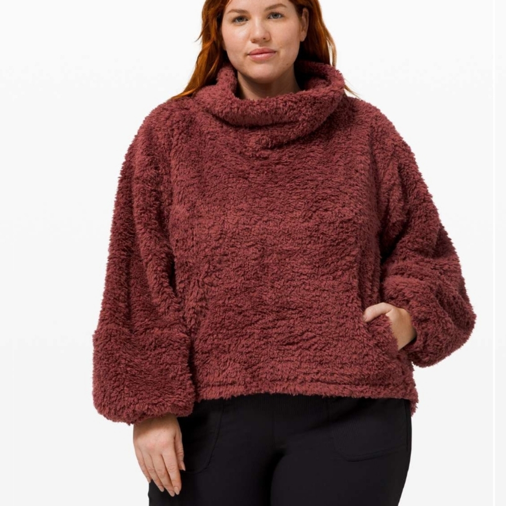 Lululemon Warm Restore Sherpa Pullover/ M/L